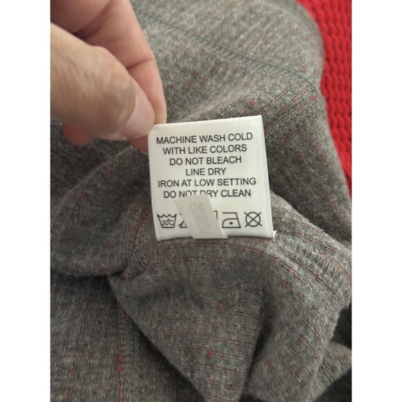 Storm Creek Women’s Maverick Quarter Zip Pullover Red Gray Waffle Knit Size M - Picture 8 of 11